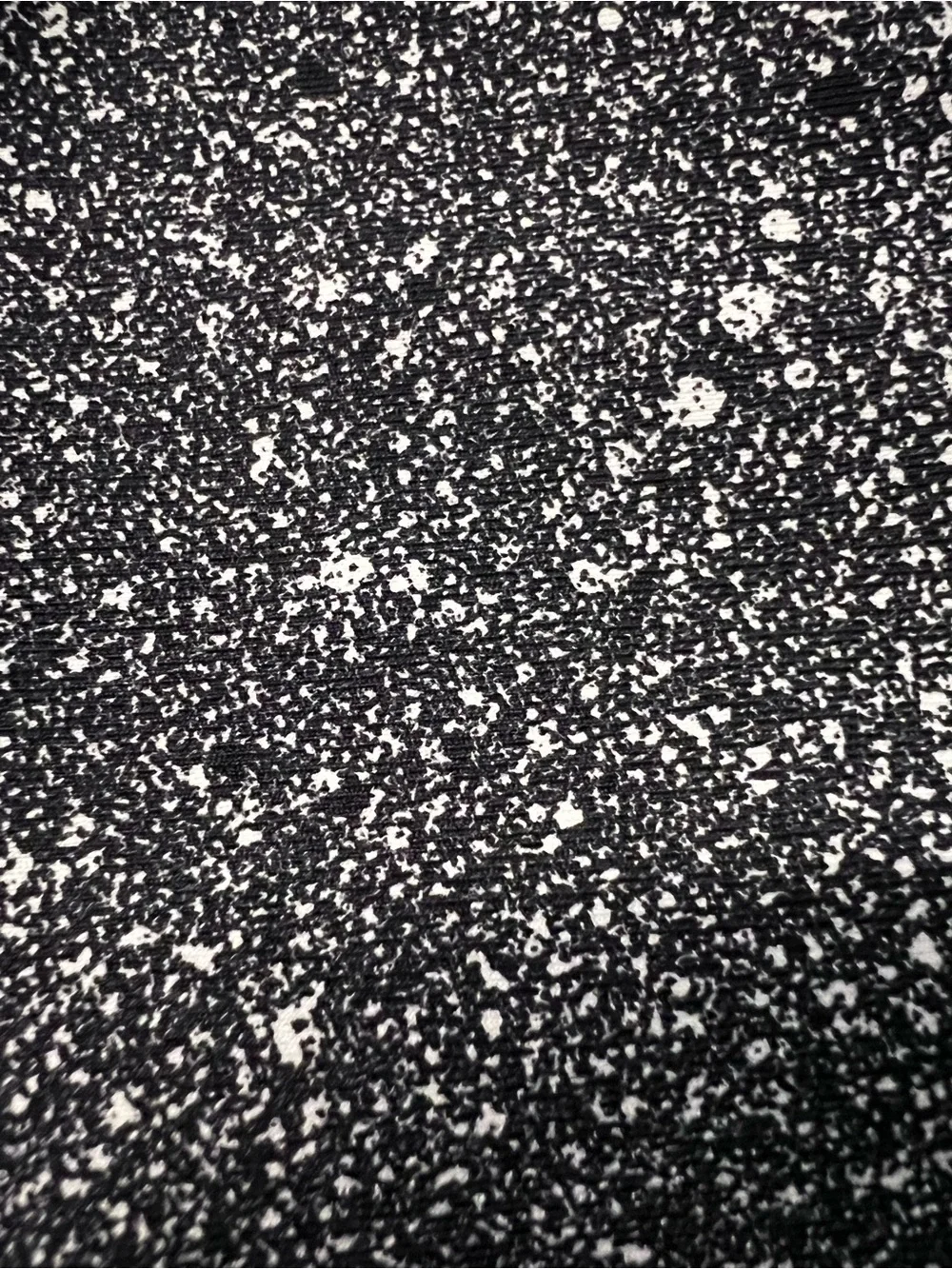 Lululemon Tight Stuff II Black With White Speckles Athletic Leggings Size 6